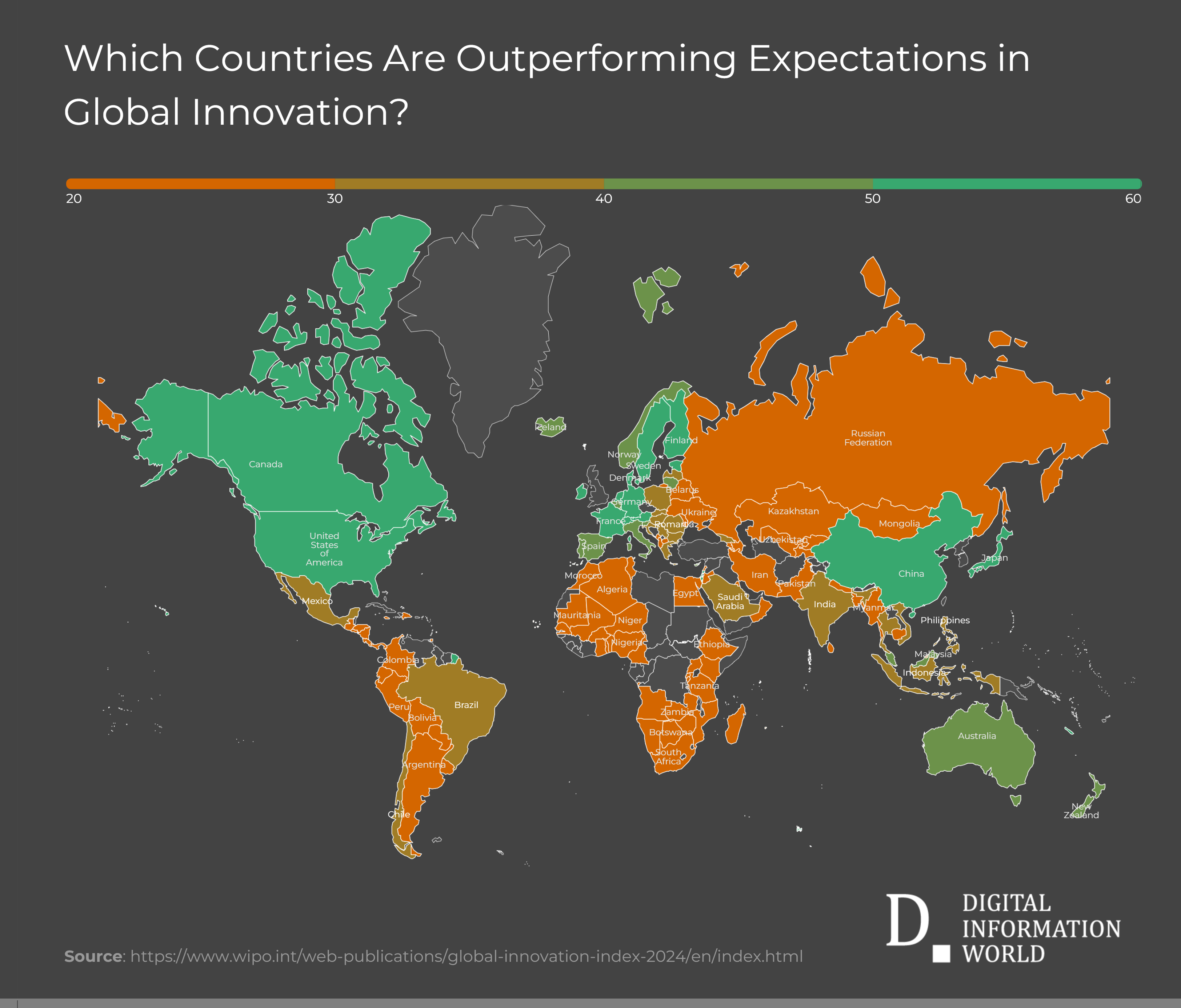 Global Innovation Index 2024 praises Vietnam, India, Moldova for surpassing innovation expectations despite limited development.